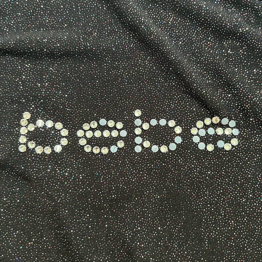 Bebe vintage rhinestone glitter dress - Picture 6 of 6